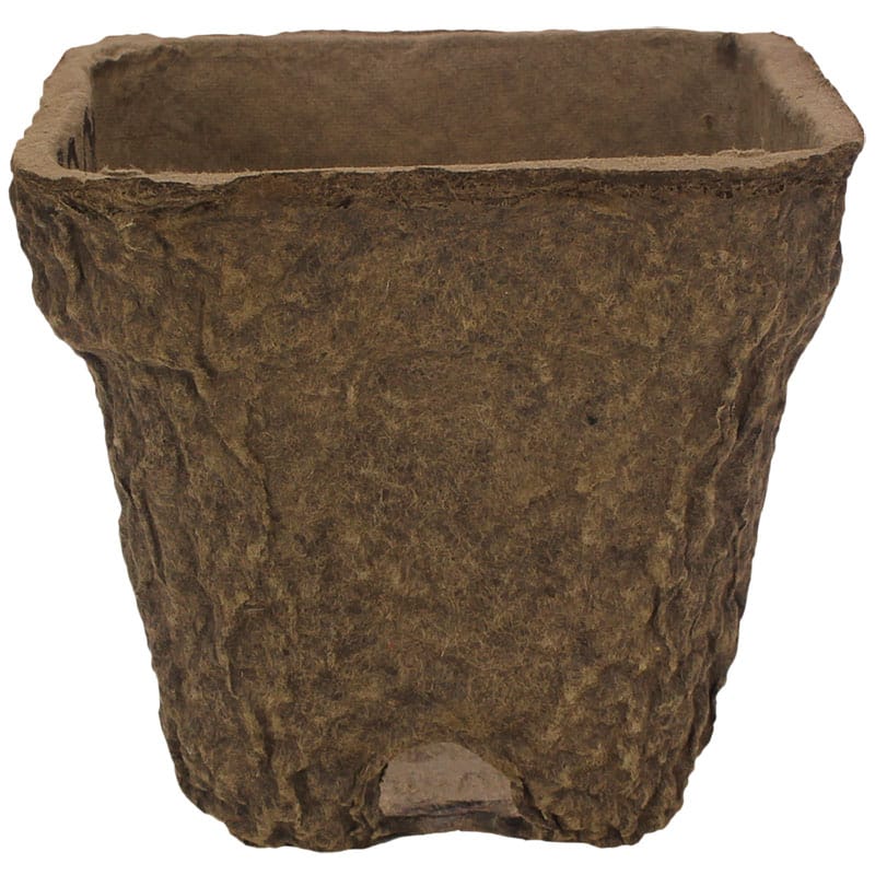 4 Inch FiberGrow Square Pot - 400 per case - Grower